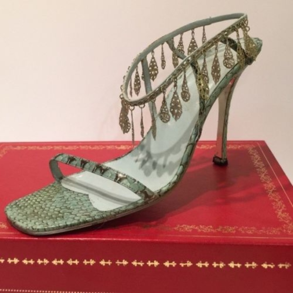 Rene Caovilla  Jeweled Shoes